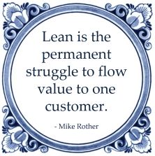lean permanent struggle flow value customer mike rother